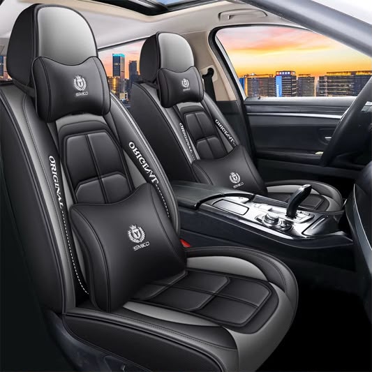 Universal Leather Car Seat Cover Set