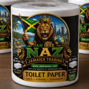 Jah Iree Naz Jamaica Trading Toilet Paper (10 Rolls per Bag)
