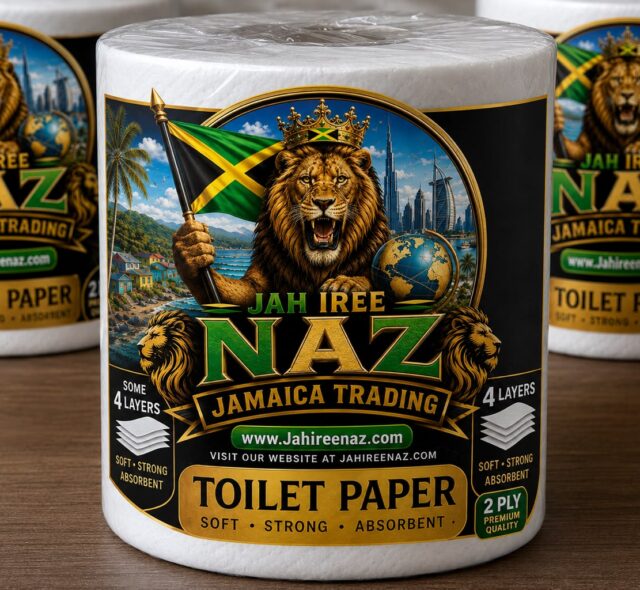 Jah Iree Naz Jamaica Trading Toilet Paper (10 Rolls per Bag)